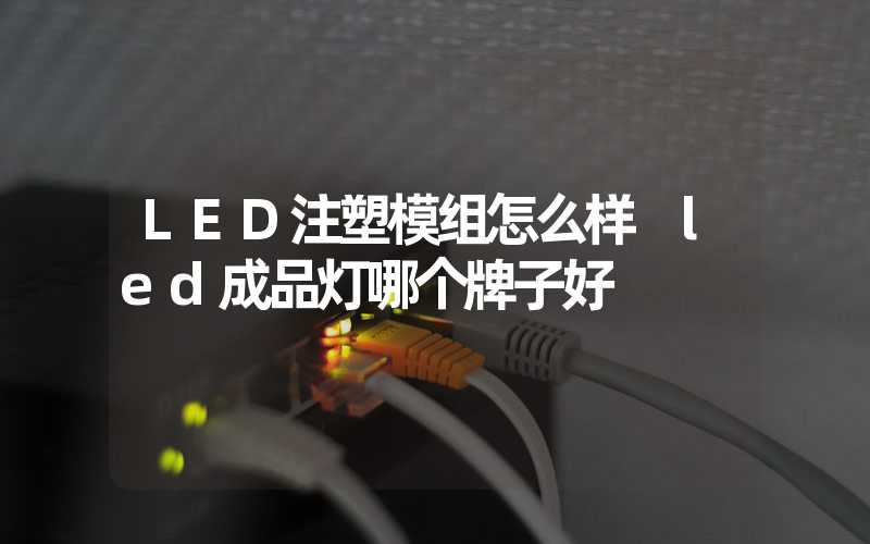 LED注塑模组怎么样 led成品灯哪个牌子好